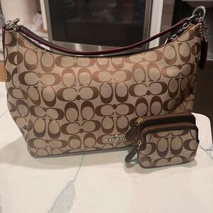 Coach purse and wallet